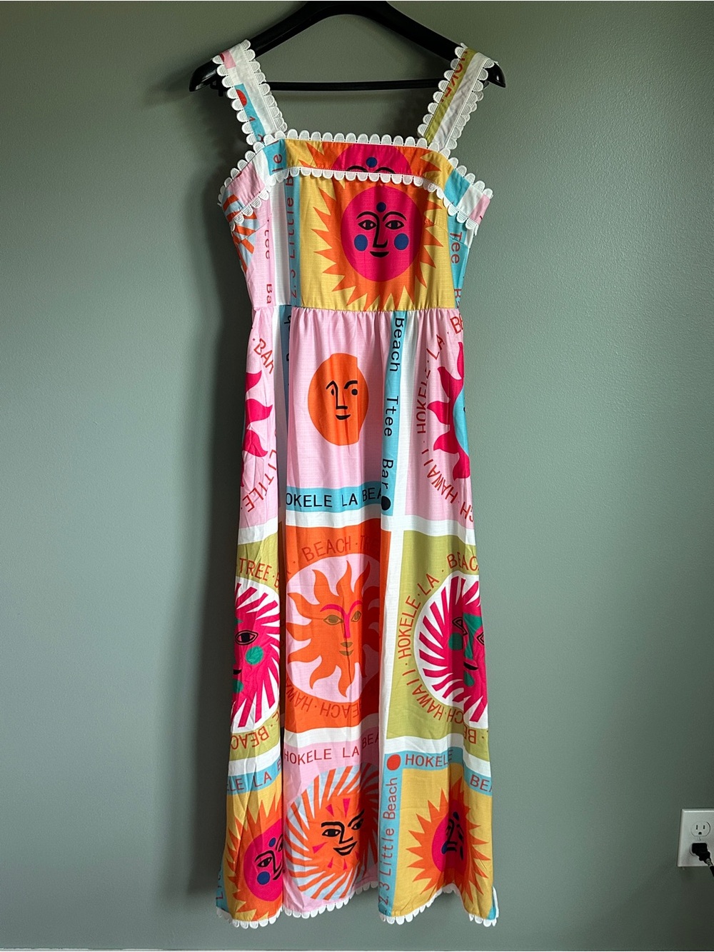 Women’s Tropical Vacation Maxi Dress Size Medium